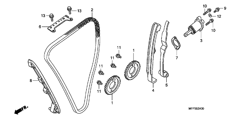 CAM CHAIN/TENSIONER