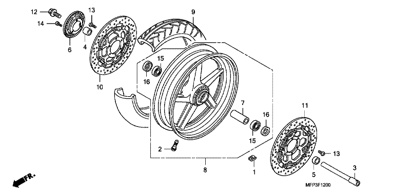 FRONT WHEEL