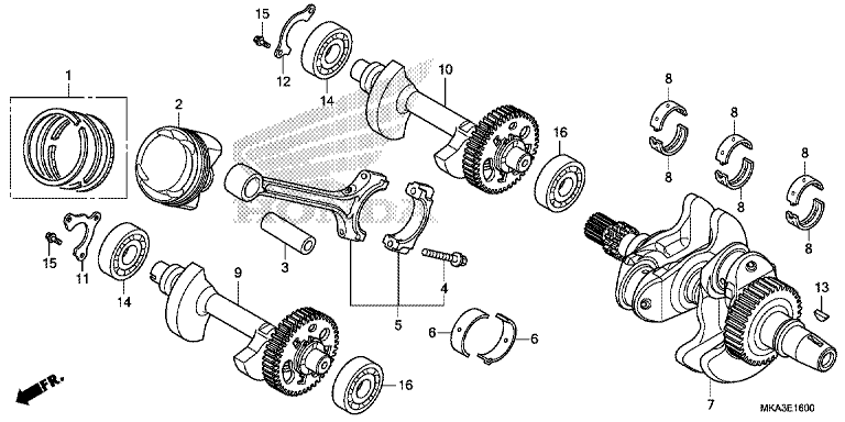 CRANKSHAFT/PISTON