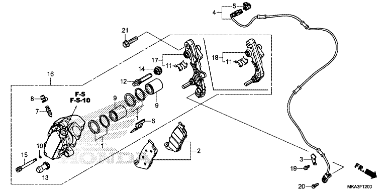 FRONT BRAKE CALIPER