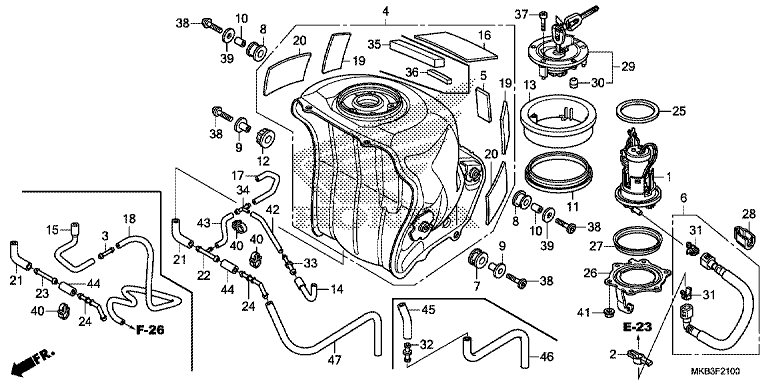 FUEL TANK/FUEL PUMP