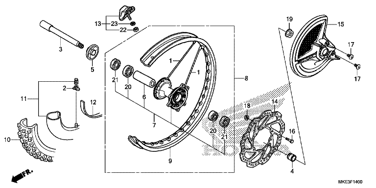 FRONT WHEEL