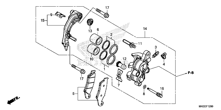 FRONT BRAKE CALIPER