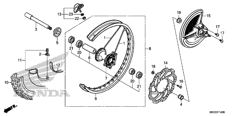 FRONT WHEEL