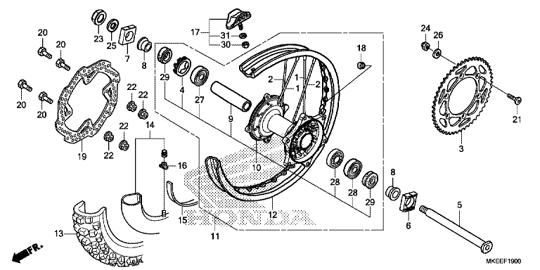 REAR WHEEL