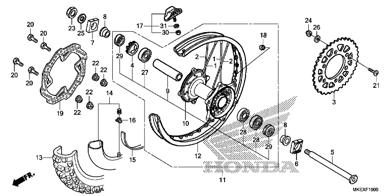 REAR WHEEL