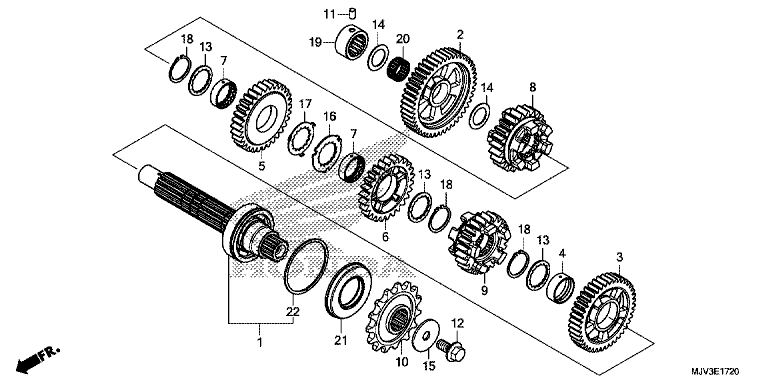 TRANSMISSION (COUNTERSHAFT)