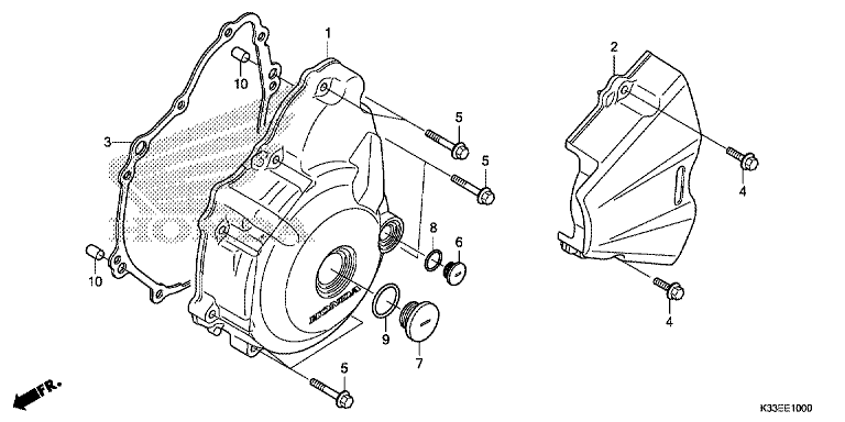 LEFT CRANKCASE COVER