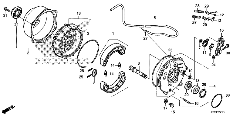 REAR BRAKE CALIPER