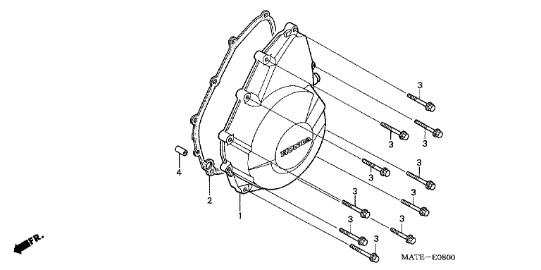 LEFT CRANKCASE COVER