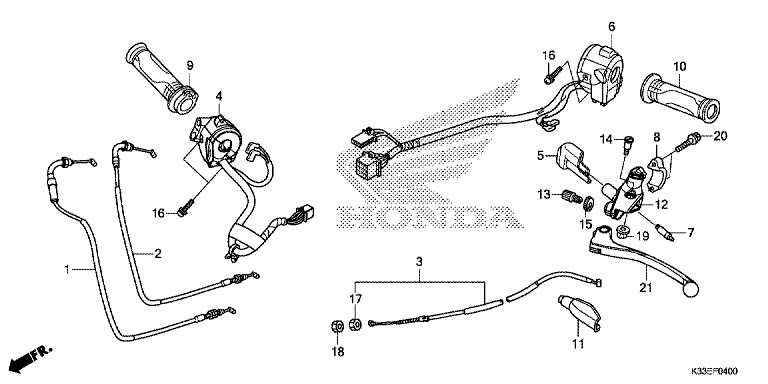 HANDLE LEVER/SWITCH/CABNLE