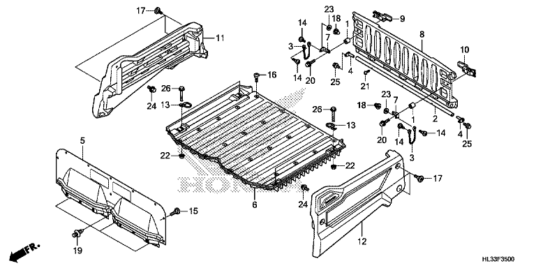 BED PLATE/REAR GATE (1)