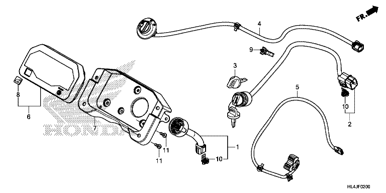 METER/SWITCH (SXS1000M3/M3P/M5P/M5D)