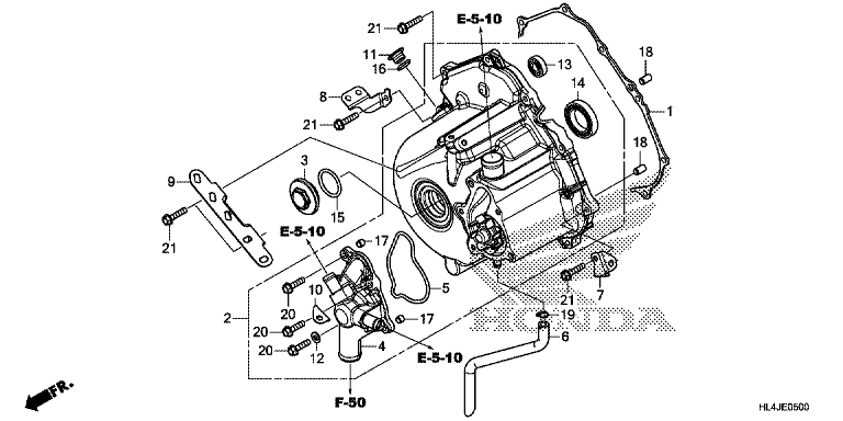 A.C. GENERATOR COVER