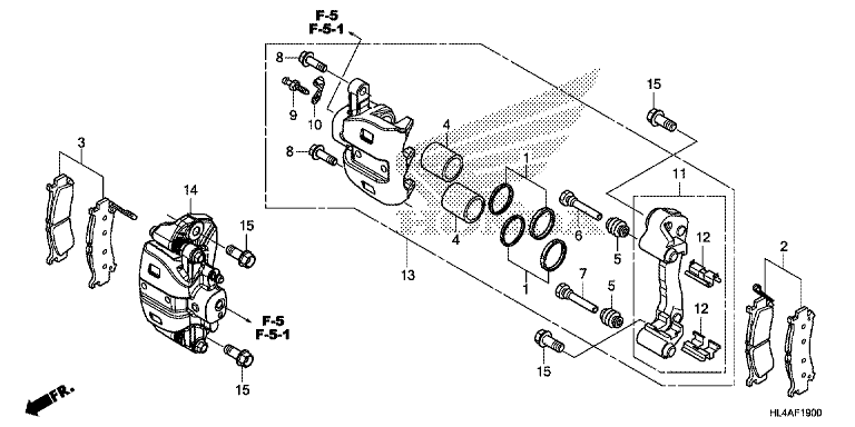 FRONT BRAKE CALIPER