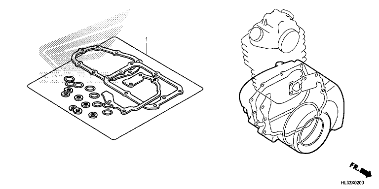 GASKET KIT B - BOTTOM END