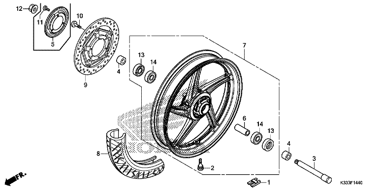 FRONT WHEEL