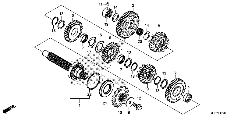 TRANSMISSION (COUNTERSHAFT)