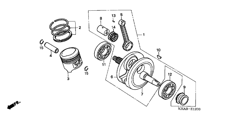 CRANKSHAFT/PISTON