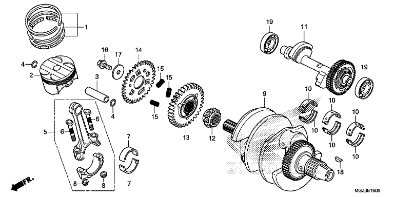 CRANKSHAFT/PISTON