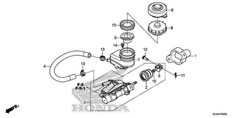 FRONT BRAKE MASTER CYLINDER