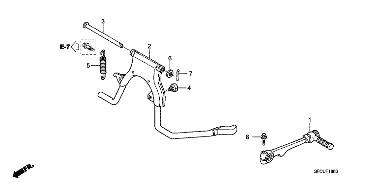 STAND/KICK PEDAL