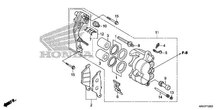 FRONT BRAKE CALIPER