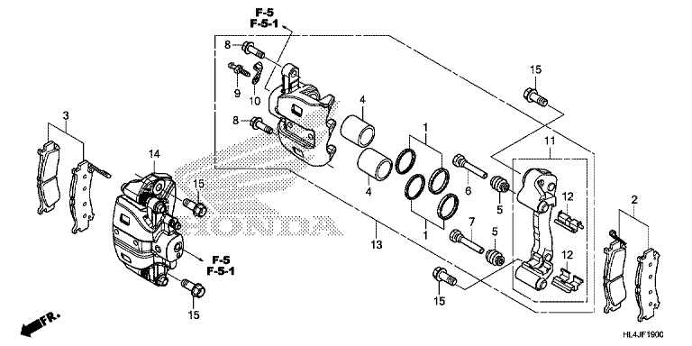 FRONT BRAKE CALIPER