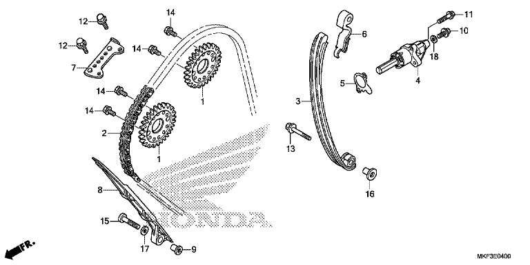 CAM CHAIN/TENSIONER