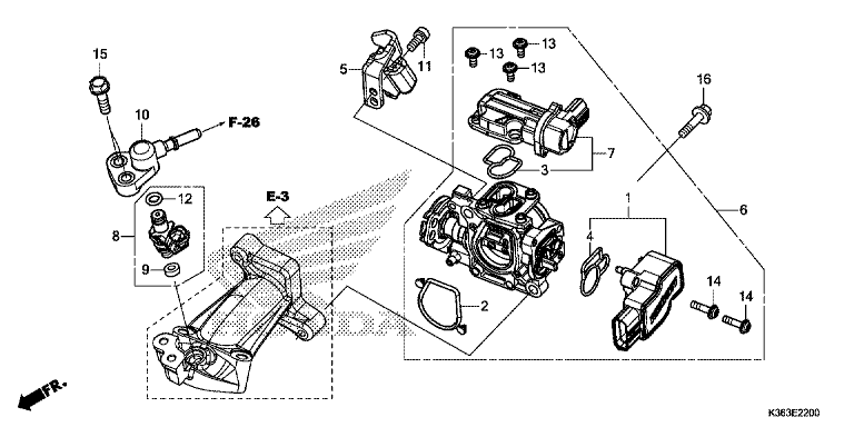 THROTTLE BODY/FUEL INJECTOR