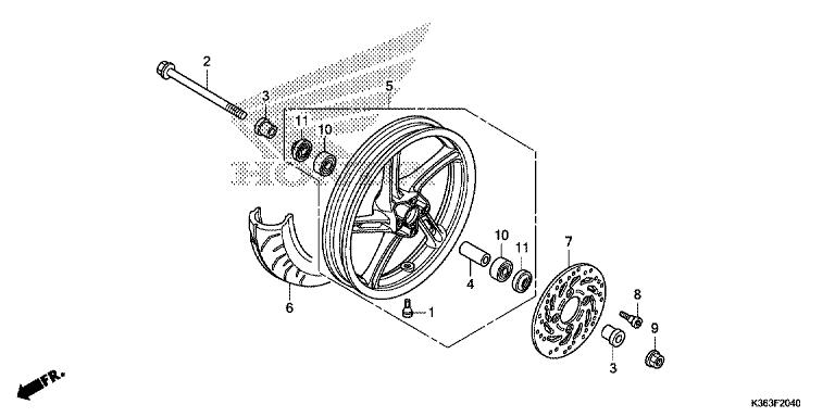 FRONT WHEEL