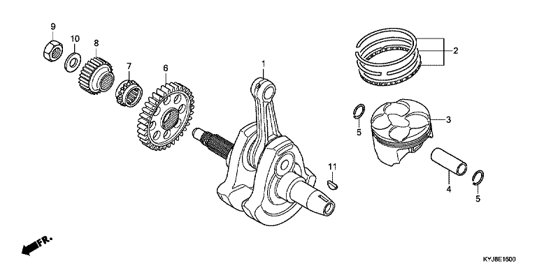 CRANKSHAFT/PISTON