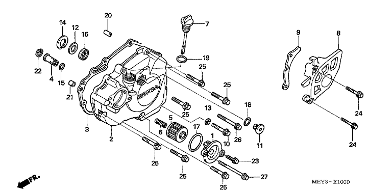 LEFT CRANKCASE COVER