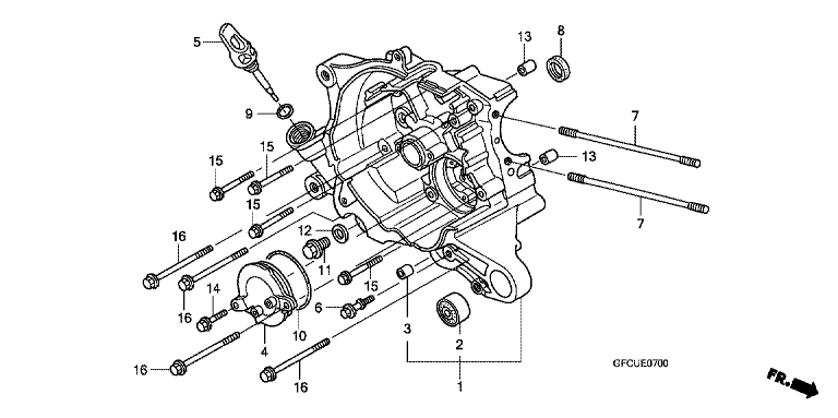 RIGHT CRANKCASE