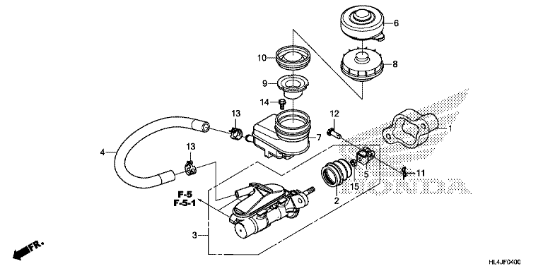 FRONT BRAKE MASTER CYLINDER