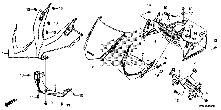 UPPER COWL