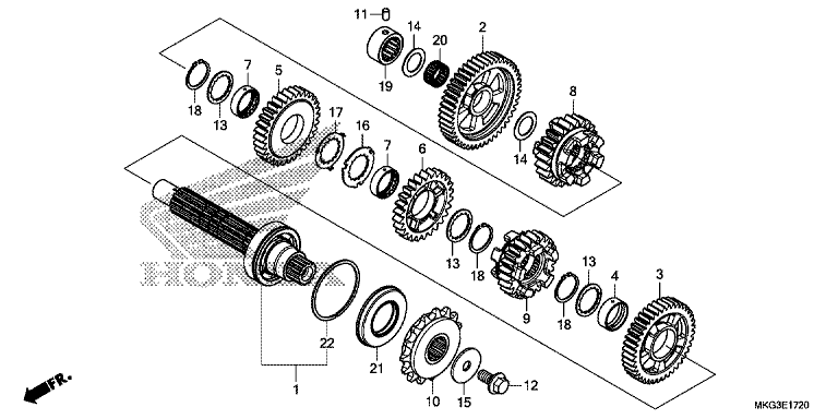 TRANSMISSION (COUNTERSHAFT)