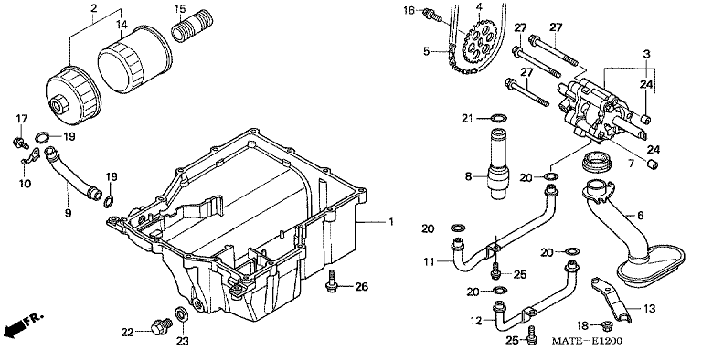 OIL PUMP/OIL PAN/OIL FILTER