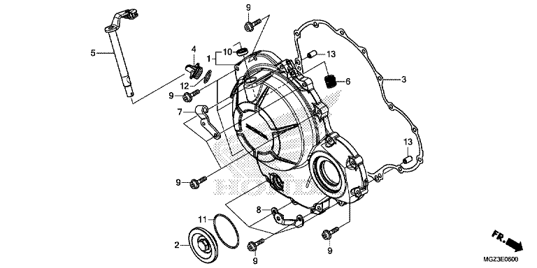 RIGHT CRANKCASE COVER