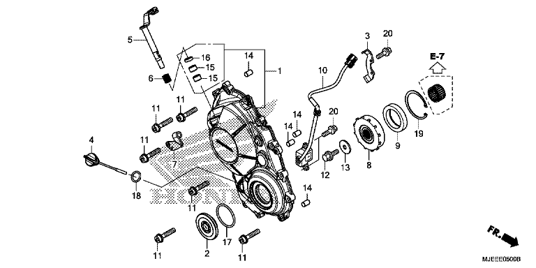 RIGHT CRANKCASE COVER