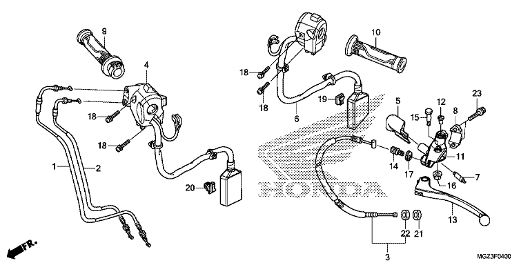 HANDLE LEVER/SWITCH/CABLE