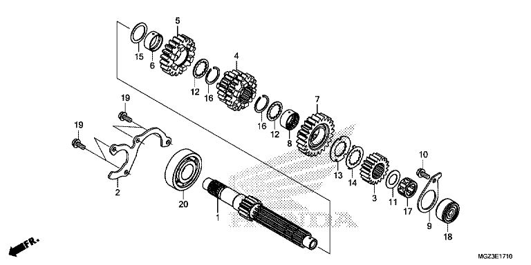 TRANSMISSION (MAINSHAFT)