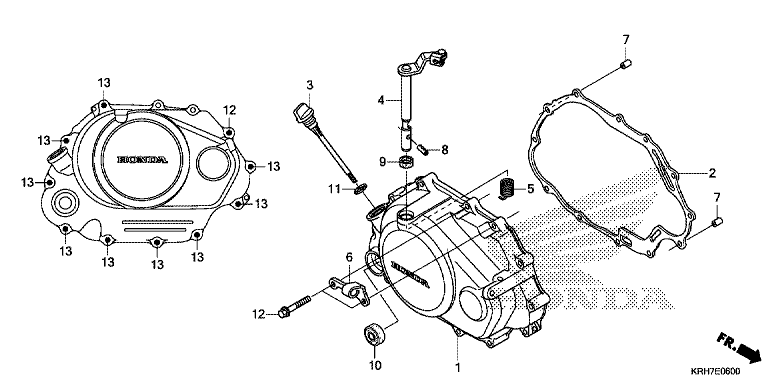 RIGHT CRANKCASE COVER