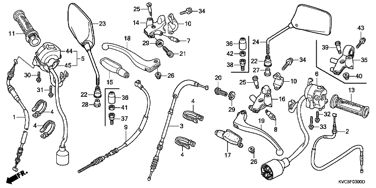 HANDLE LEVER/SWITCH/CABLE