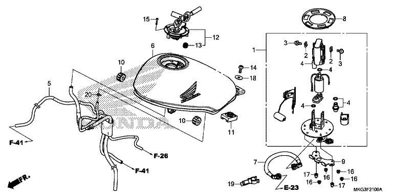 FUEL TANK/FUEL PUMP