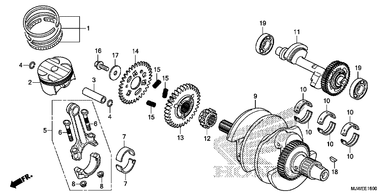 CRANKSHAFT/PISTON