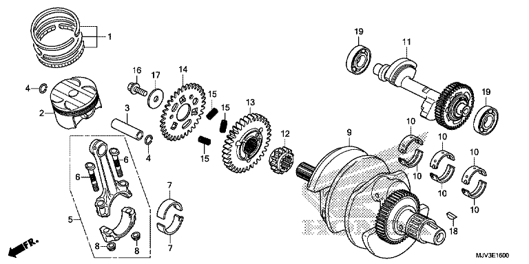 CRANKSHAFT/PISTON