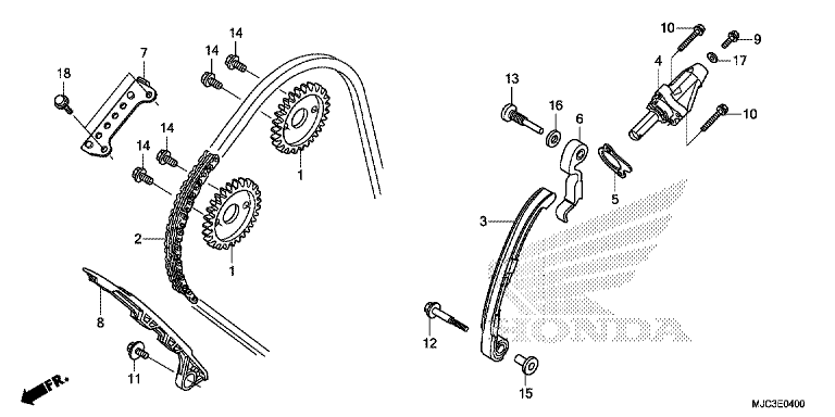 CAM CHAIN/TENSIONER