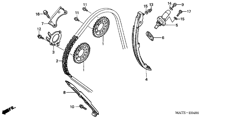 CAM CHAIN/TENSIONER