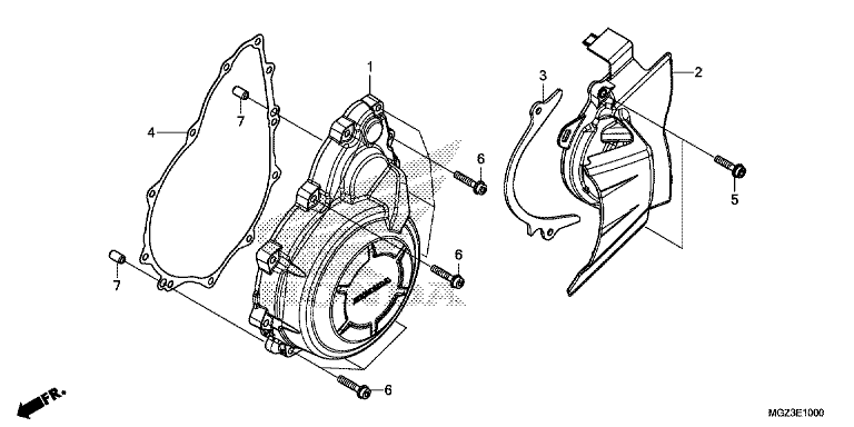 A.C. GENERATOR COVER